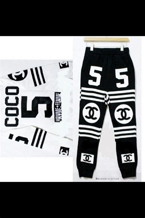 mens chanel joggers|coco chanel jumpsuit.